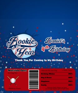 RookieOfTheYear01-Krispies: Rookie of the Year Birthday Party Bundle Digital Download Printab