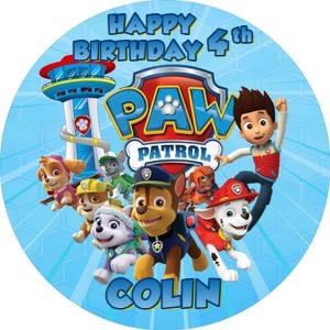 PawPatrol04-CakeImageRound: PawPatrol04-CakeImageRound