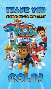 PawPatrol04-FavorTag: PawPatrol04-FavorTag