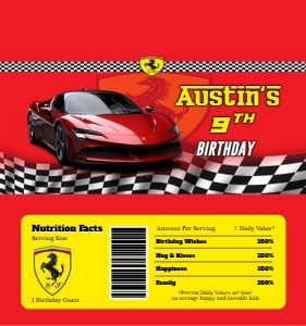 Ferrari01-Chocolate design preview
