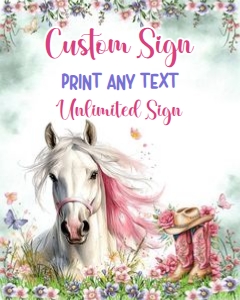 Horse05-CustomSign design preview