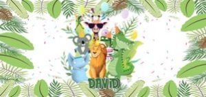 ZooParty01-CakeStrips design preview