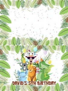 ZooParty01-TreatBag design preview