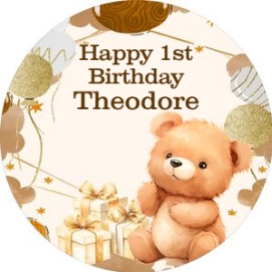Bear01-CakeImageRound: Bear01-CakeImageRound
