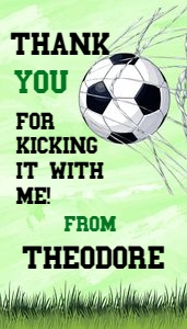 Soccer18-FavorTag: Soccer Birthday Party Bundle Digital Download Printable Game Day