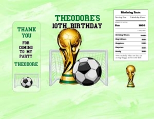 Soccer18-ChipBag: Soccer Birthday Party Bundle Digital Download Printable Game Day