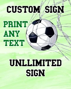 Soccer18-CustomSign: Soccer Birthday Party Bundle Digital Download Printable Game Day