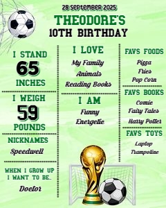 Soccer18-Milestone: Soccer Birthday Party Bundle Digital Download Printable Game Day