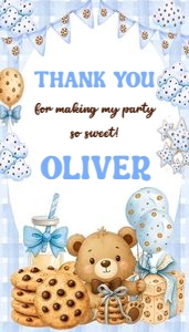 Cookies01-FavorTag: Cookies and Milk Party Bundle Digital Download Sweet One Birthday