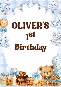 Cookies01-Caprisun: Cookies and Milk Party Bundle Digital Download Sweet One Birthday