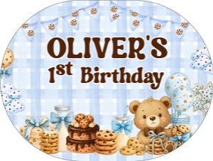 Cookies01-PringlesMini: Cookies and Milk Party Bundle Digital Download Sweet One Birthday