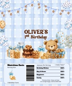 Cookies01-Krispies: Cookies and Milk Party Bundle Digital Download Sweet One Birthday