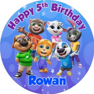 TalkingTom01-CakeImageRound design preview