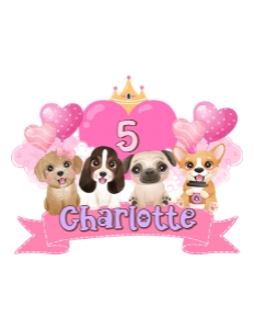 Puppy Party Bundle, Dog Birthday Decor, Digital Download DO1 design preview