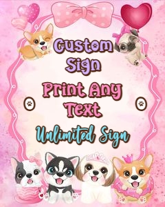 Dog01-CustomSign design preview