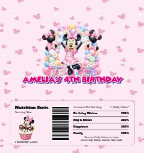 Minnie01-Chocolate design preview