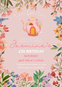 Babies and Kids Birthday Tea Party: Babies and Kids Birthday Tea Party