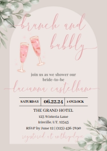 Bridal Shower Brunch and Bubbly: Bridal Shower Brunch and Bubbly