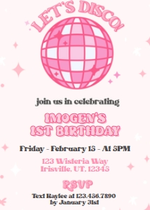 Babies and Kids Birthday Lets Disco: Babies and Kids Birthday Lets Disco