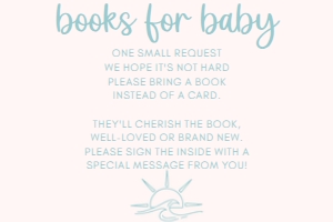 Baby Shower Baby on Board Blue Medium Insert: Baby Shower Baby on Board Blue BUNDLE