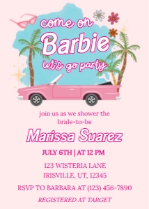 Bridal Shower Barbie: Bridal Shower Barbie