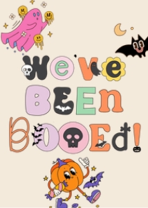 Holiday Parties Halloween We've Been Booed Spooky Ransom Note: Holiday Parties Halloween We've Been Booed Spooky Ransom Note
