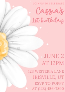Babies and Kids Birthday Daisy: Babies and Kids Birthday Daisy