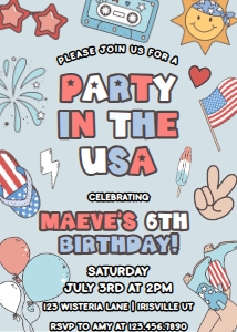 Babies and Kids Birthday Party in the USA: Babies and Kids Birthday Party in the USA