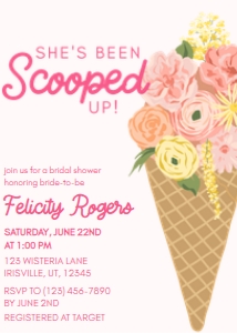 Bridal Shower She's Been Scooped Up: Bridal Shower She's Been Scooped Up