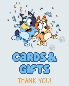 Babies and Kids Birthday Party Decor Table Signs Bluey Boy design preview
