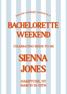 Bachelorette Party Hamptons Coastal design preview