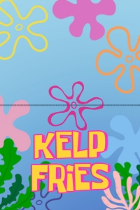 Tags and Labels Spongebob Years Later Party Food Labels: Babies and Kids Birthday Party Decor Food Tent Labels Spongebob Years Later