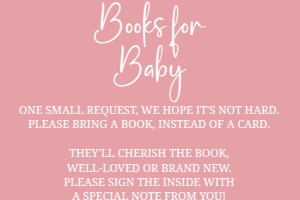 Baby Shower Cloud 9 Blue Medium Insert: Baby Shower Cloud 9 Pink Bundle