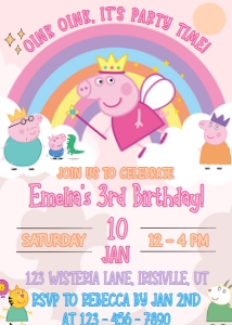 Babies and Kids Birthday Peppa Pig: Babies and Kids Birthday Peppa Pig