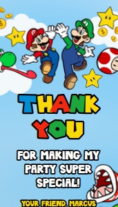 Tags and Labels Super Mario design preview