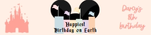 Babies and Kids Birthday Party Decor Water Bottle Label Disneyland: Babies and Kids Birthday Party Decor Water Bottle Label Disneyland