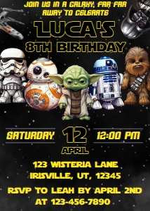 Babies and Kids Birthday Star Wars: Babies and Kids Birthday Star Wars