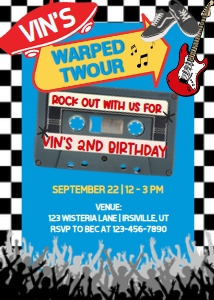 Babies and Kids Birthday Warped Tour: Babies and Kids Birthday Warped Tour