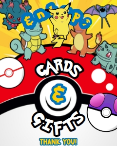Babies and Kids Birthday Party Decor Table Signs Pokemon design preview