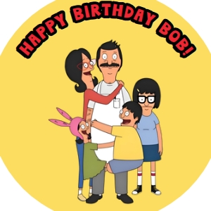 Adult Events Party Decor Cupcake Toppers Bob's Burgers design preview