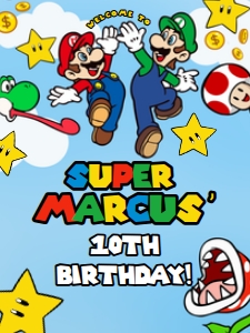 Welcome Signs Super Mario: Welcome Signs Super Mario