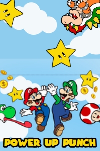 Babies and Kids Birthday Party Decor Food Tent Labels Super Mario design preview