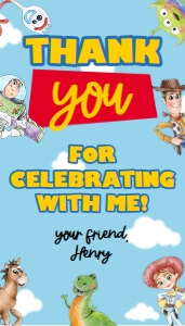 Tags and Labels Toy Story design preview