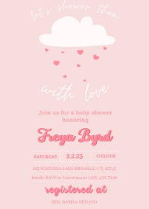 Baby Shower Shower Them with Love BUNDLE design preview