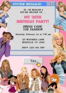 Adult Birthdays + Events Y2K Disney Channel: Adult Birthdays + Events Y2K Disney Channel