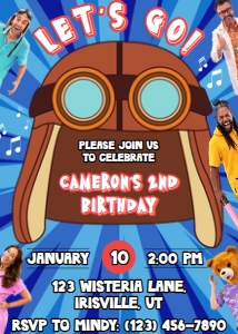 Babies and Kids Birthday Danny Go design preview