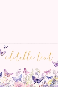 Babies and Kids Birthday Extras Enchanted to Meet You Food Tent Labels design preview