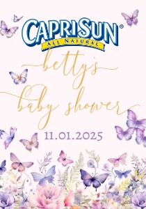 Baby Shower Party Decor Juice Pouch Label Enchanted to Meet You design preview