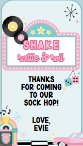 Tags & Labels 50s Diner design preview