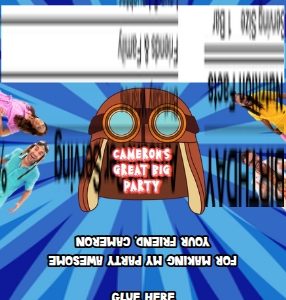 Babies and Kids Birthday Party Decor Chocolate Bar Label Danny Go design preview